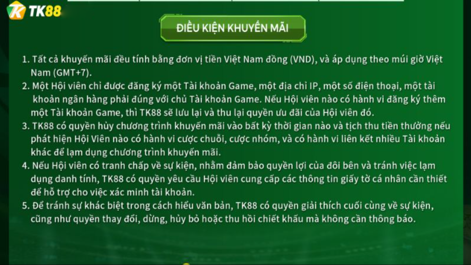 Hoàn trả 0,5% cho trò chơi siêu tốc